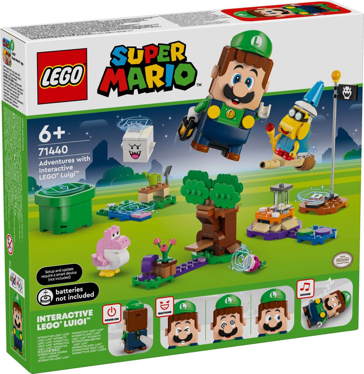 LEGO® Super Mario™ På eventyr med interaktive LEGO® Luigi™
