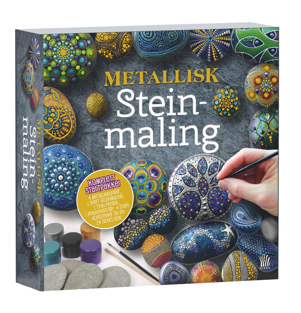 Metallisk steinmaling