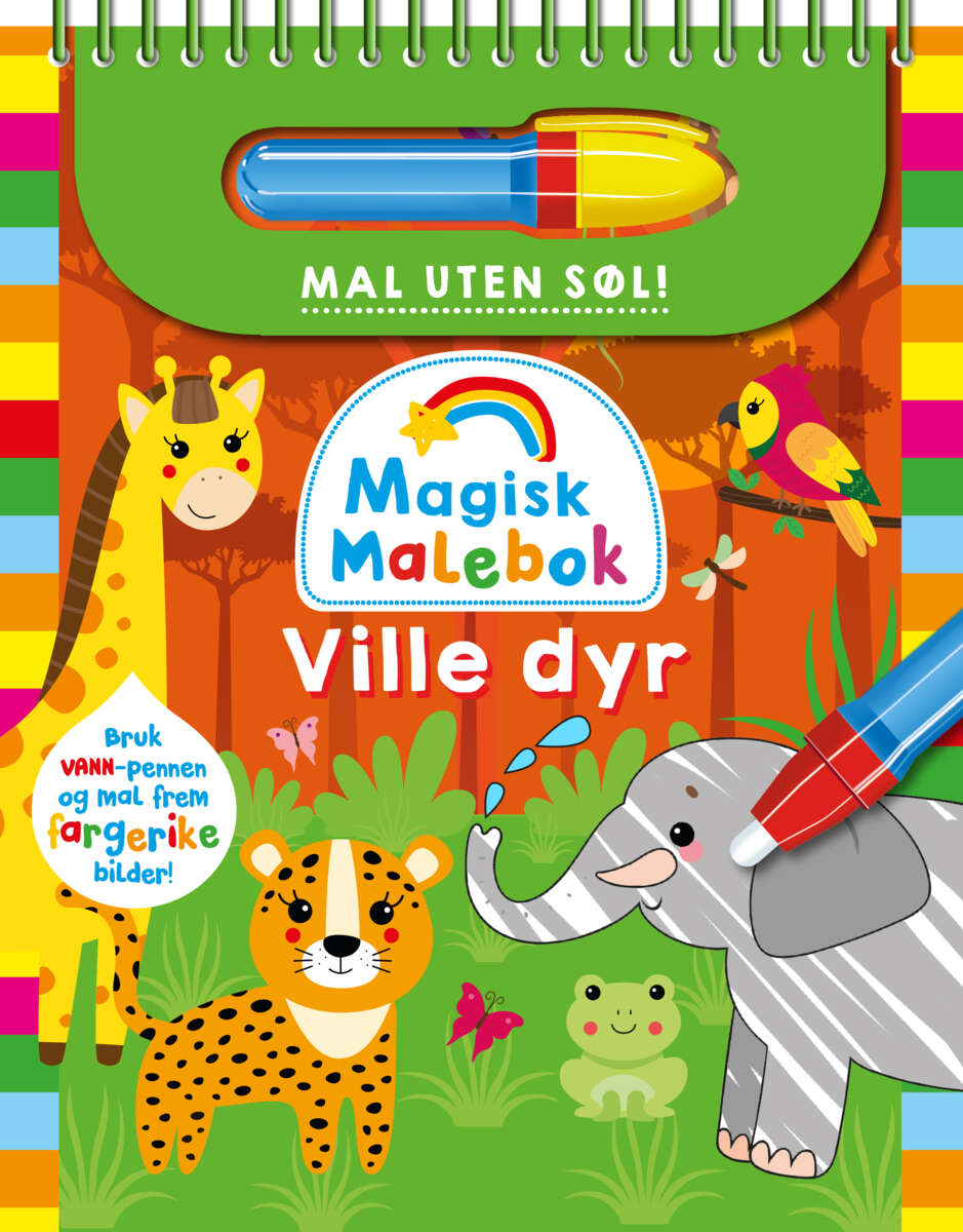 Magisk vannmaling: Ville dyr