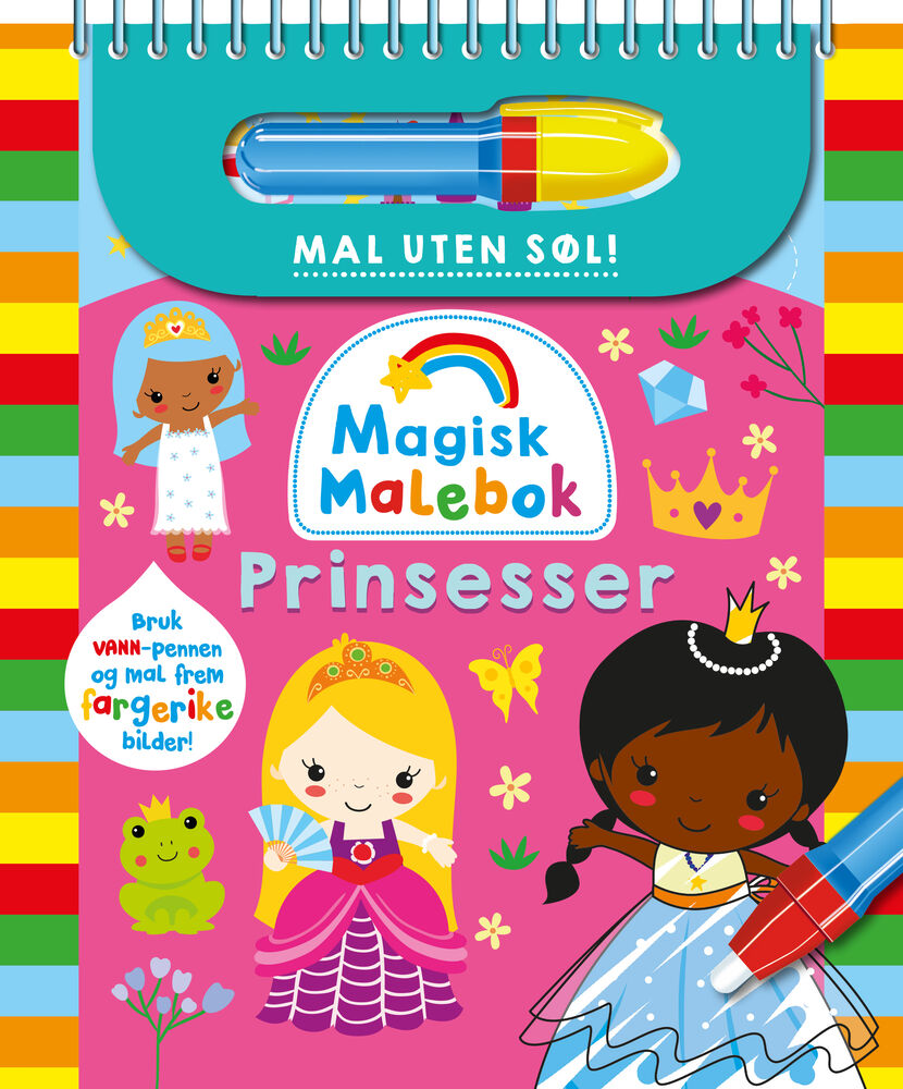 Magisk vannmaling: Prinsesser