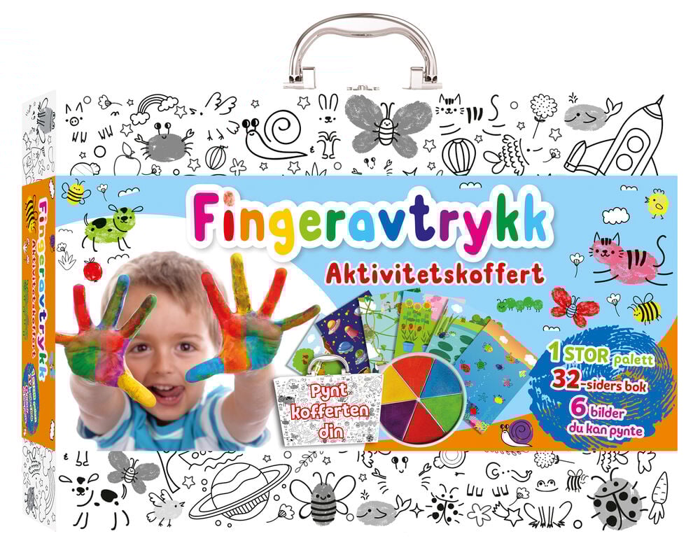 Fingeravtrykk aktivitetskoffert