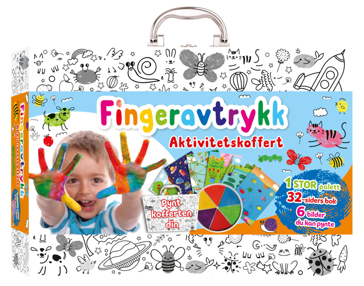 Fingeravtrykk aktivitetskoffert