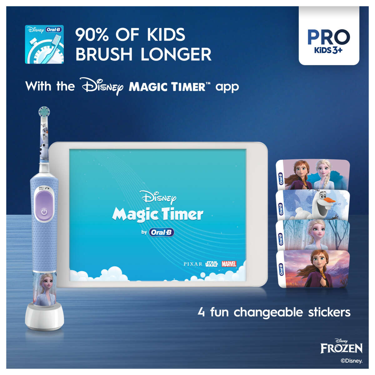 Oral-B™ Vitality Pro Kids Frozen eltannbørste
