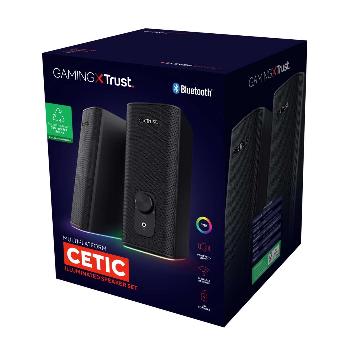 Trust GXT 612 CETIC Bluetooth® høyttalere