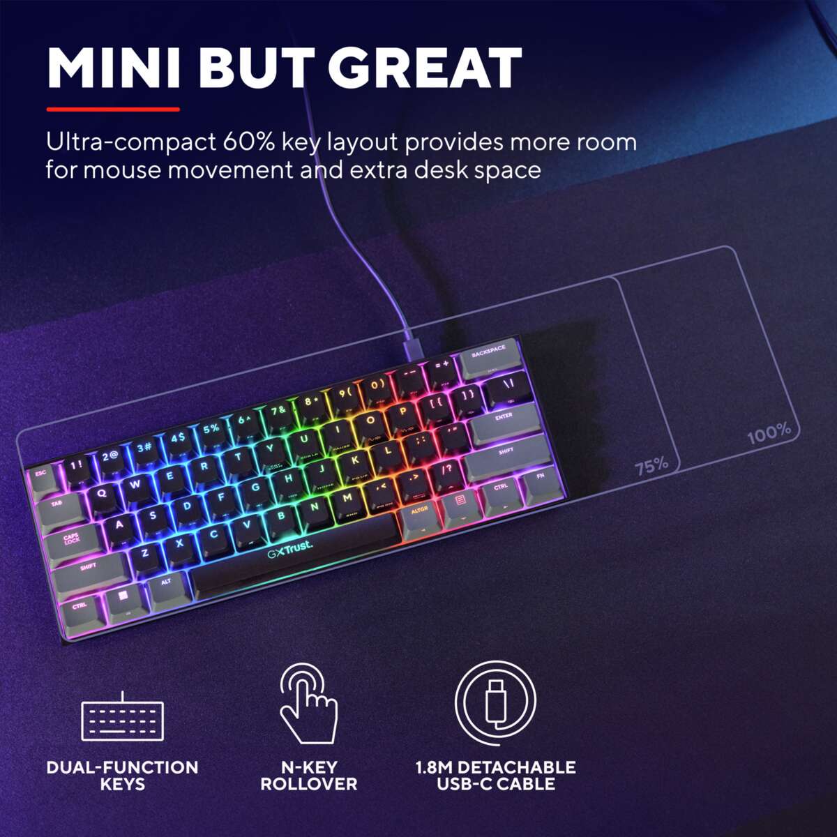 Trust GXT 867 ACIRA gamingtastatur