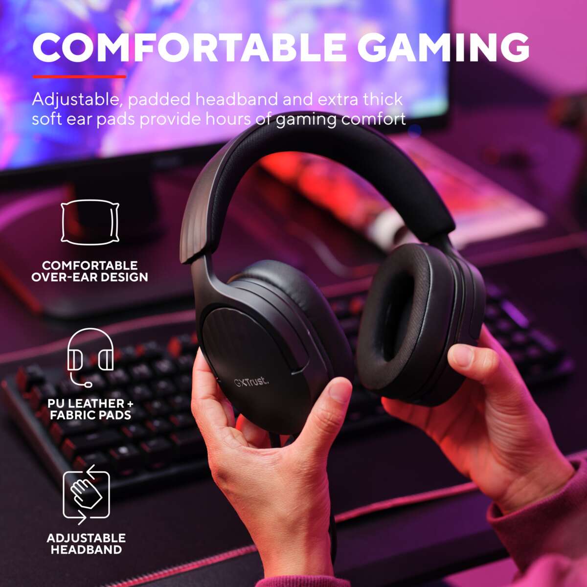 Trust GXT 489 FAYZO gamingheadset