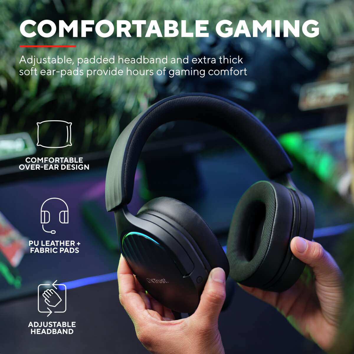 Trust GXT 490 FAYZO 7.1 USB gamingheadset