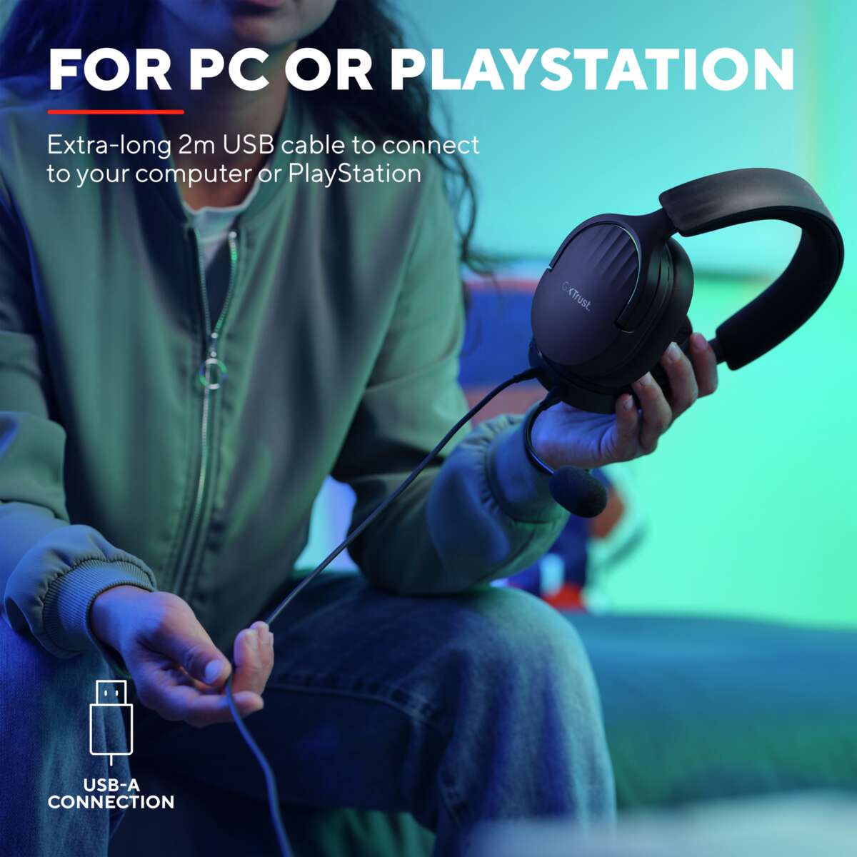Trust GXT 490 FAYZO 7.1 USB gamingheadset