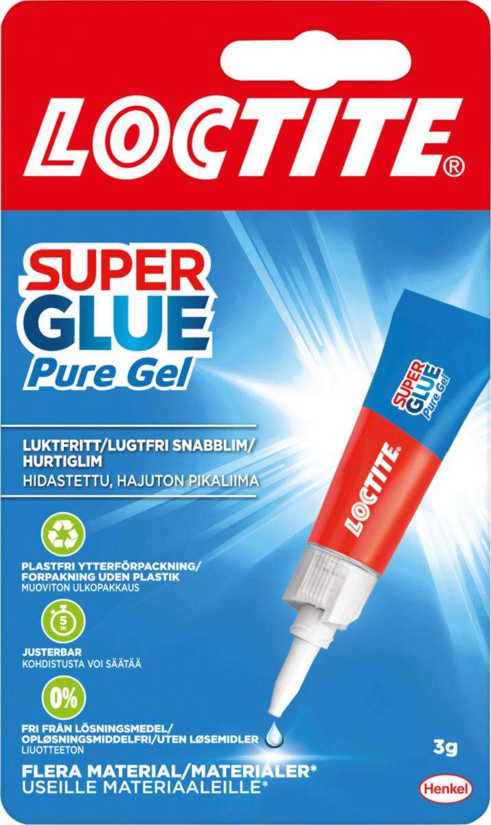 Loctite® Super Glue Pure Gel hurtiglim