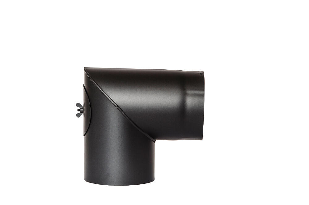 Tolmer Ø180x90° knerør m/luke