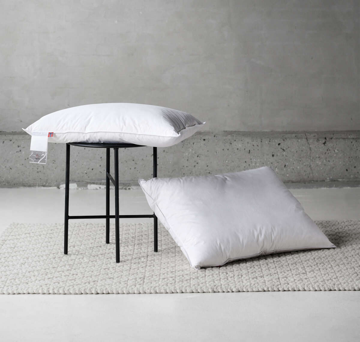 Bergen Dun Soft Support dun og fiber hodepute