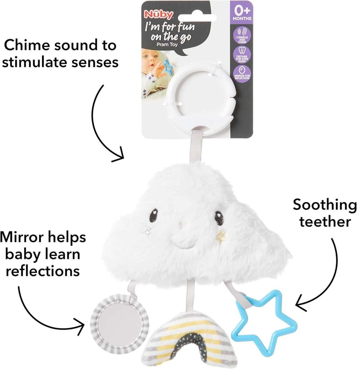 Nûby™ Cloud & Star aktivitetsleke