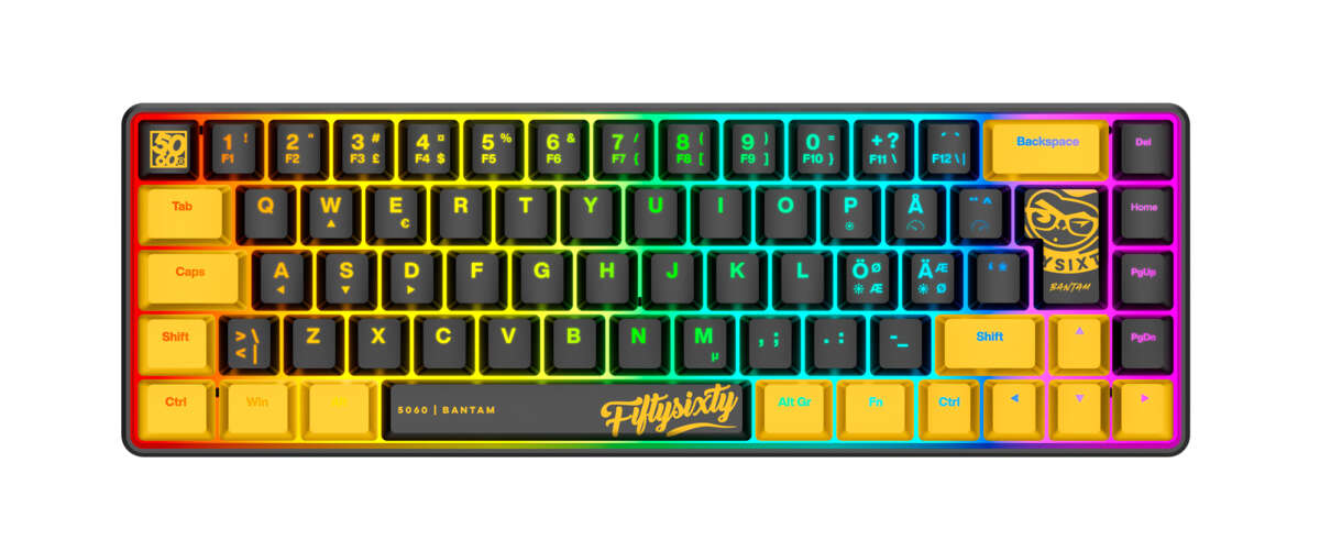 FiftySixty® 5060 BANTAM mini gamingtastatur