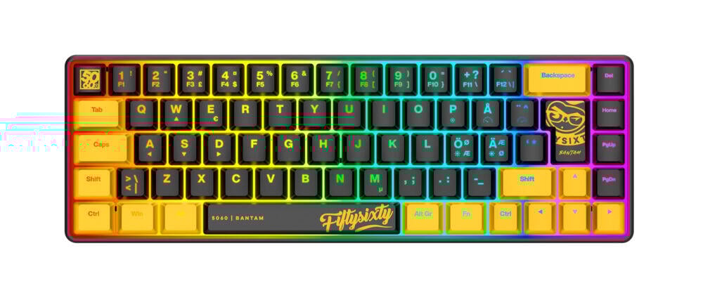 FiftySixty® 5060 BANTAM mini gamingtastatur