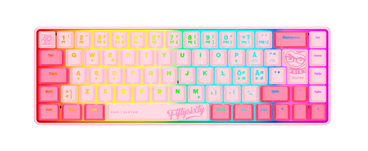 FiftySixty® 5060 BANTAM mini gamingtastatur