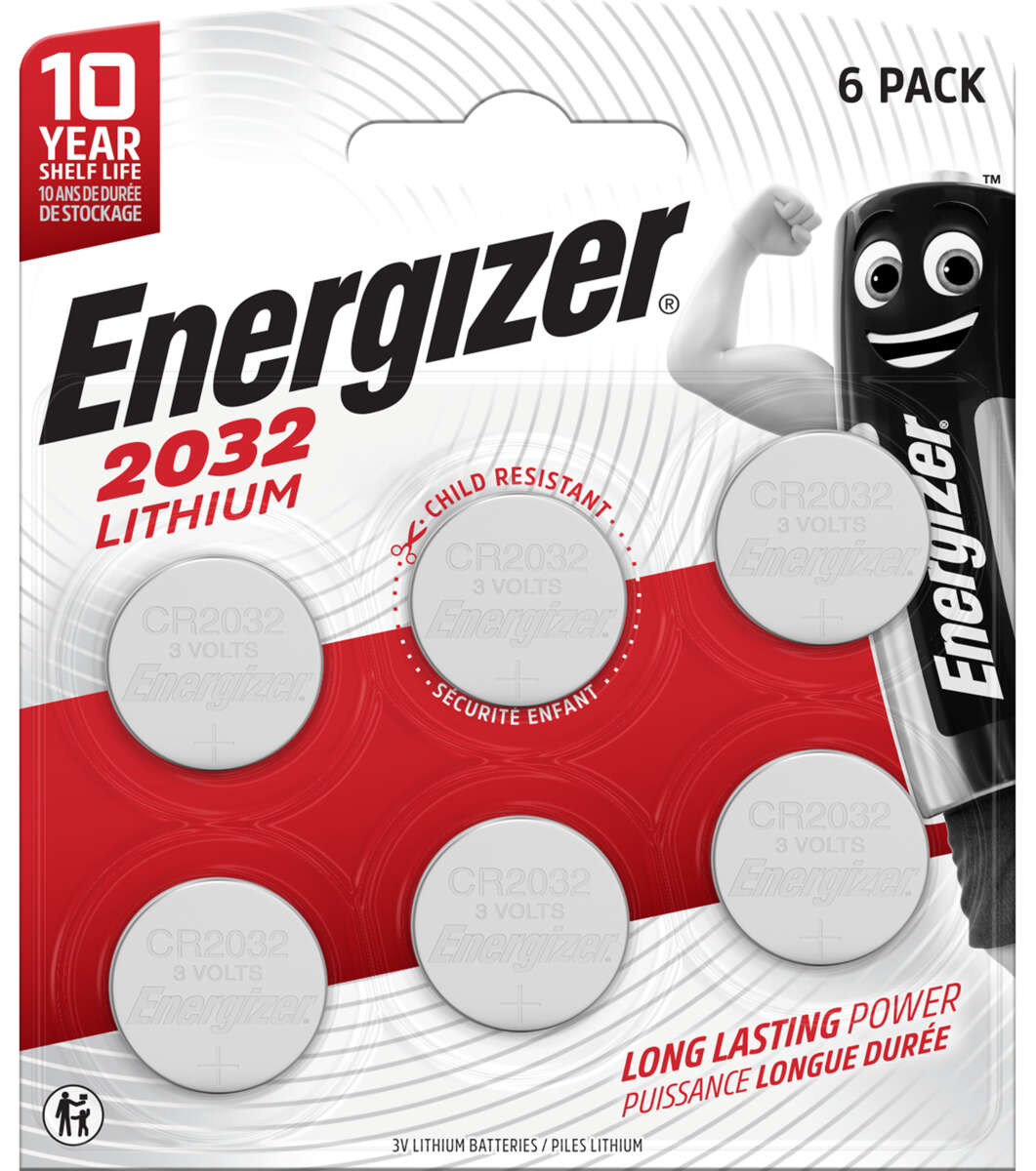 Energizer® CR2032 batterier