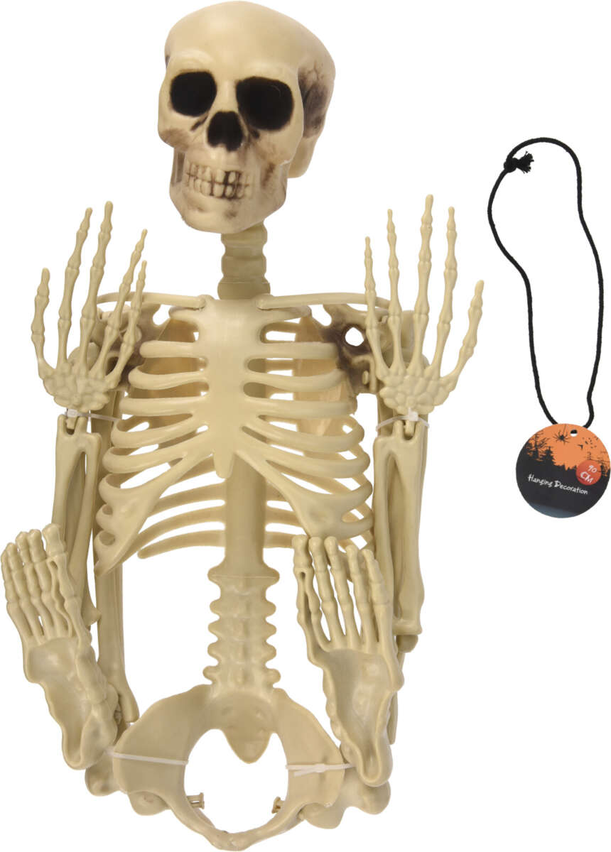 Halloween skjelett 90 cm