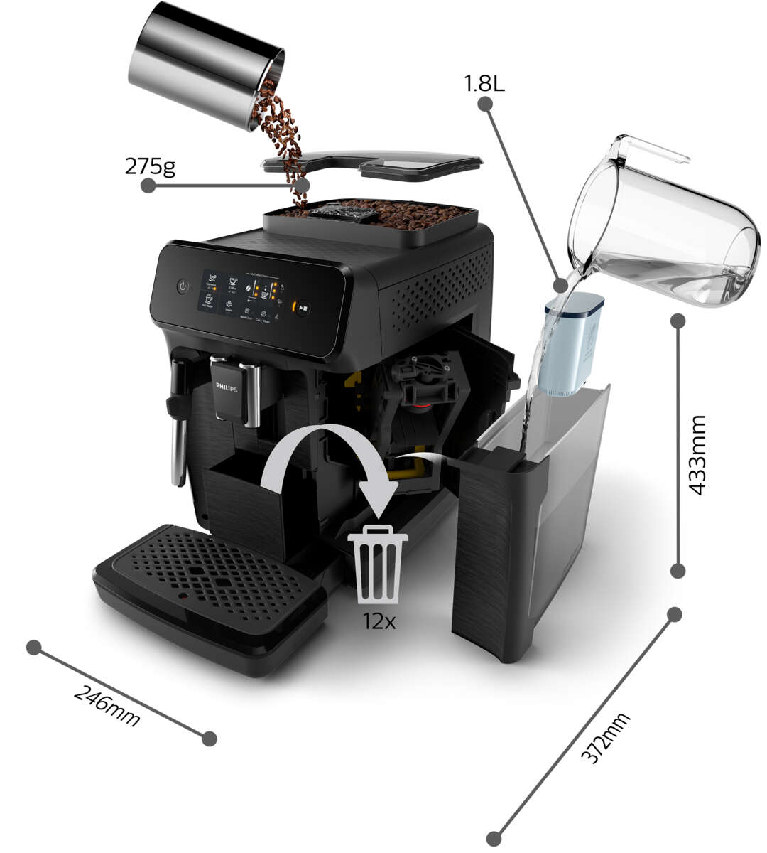 Philips EP1220/00 Espressomaskin