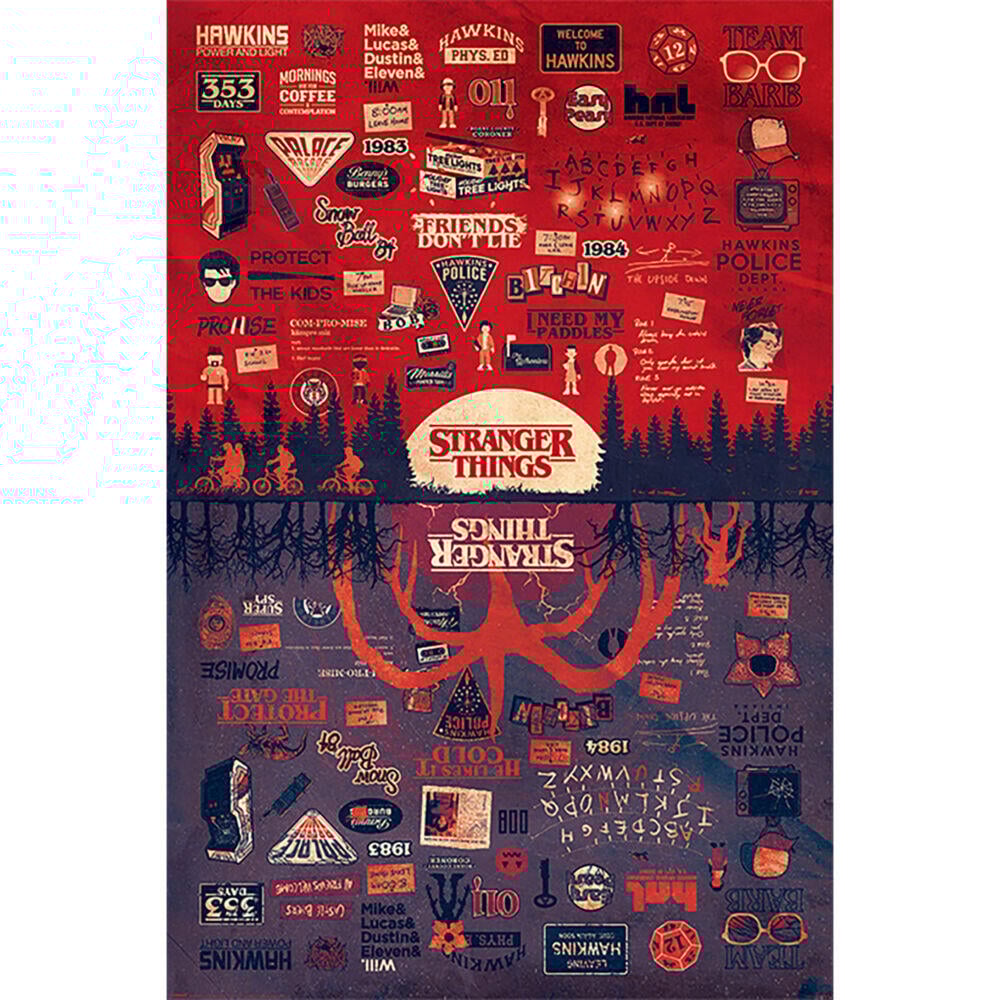 Stranger Things The Upside Down plakat