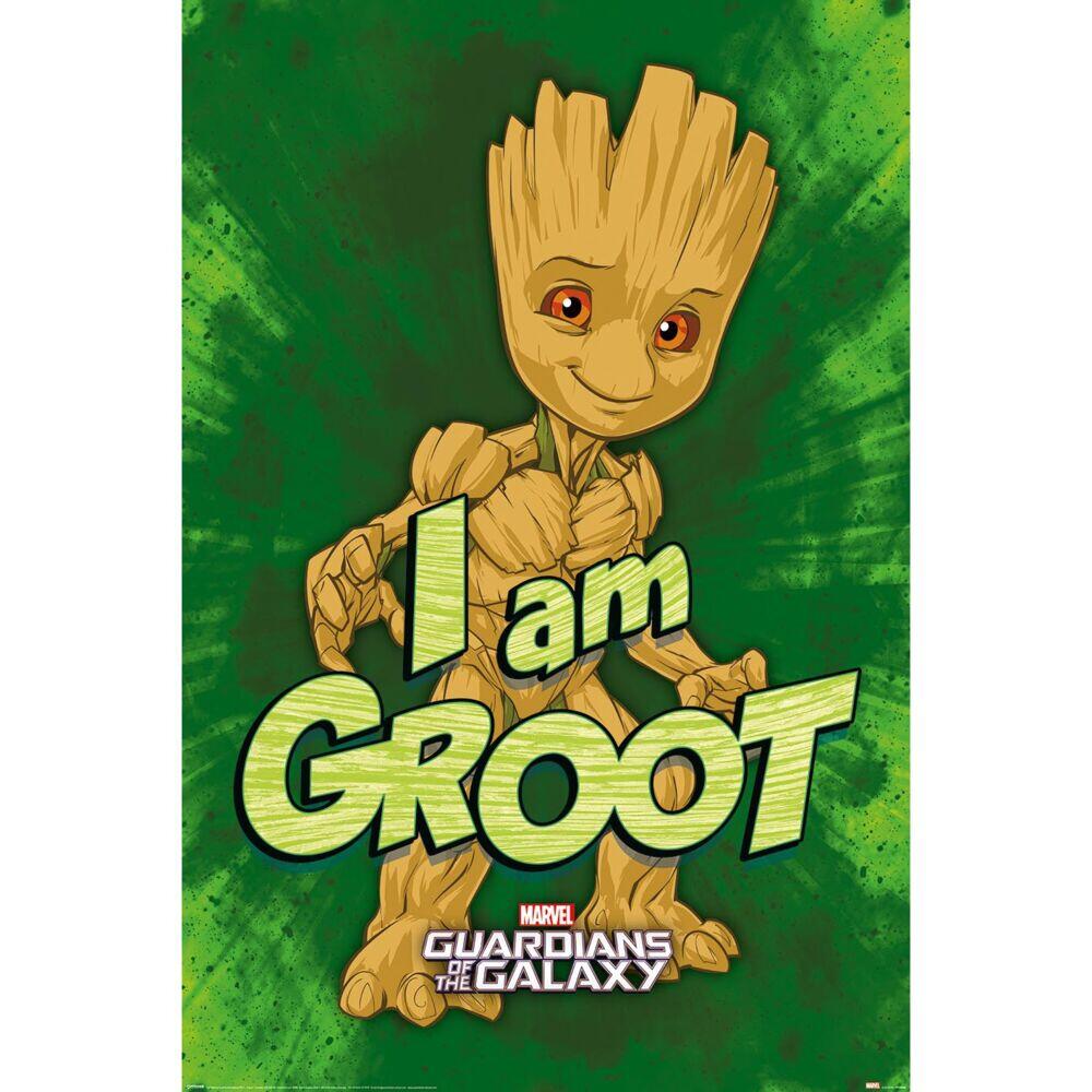 Marvel's Guardians of The Galaxy Plakat I Am Groot plakat