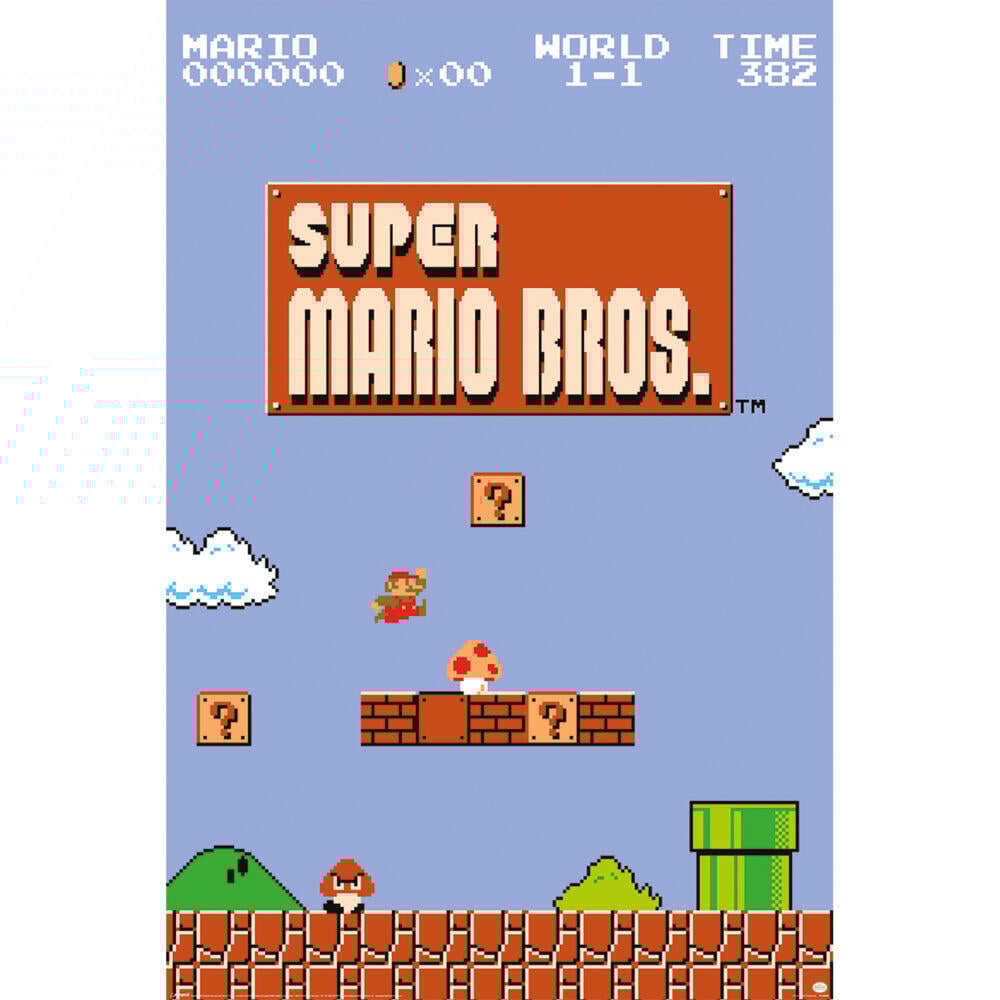 Super Mario Bros. World 1-1 plakat