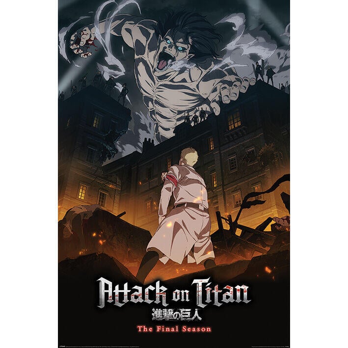 Attack on Titan S4 Eren Onslaught plakat