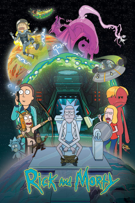 Rick and Morty Toilet Adventure plakat