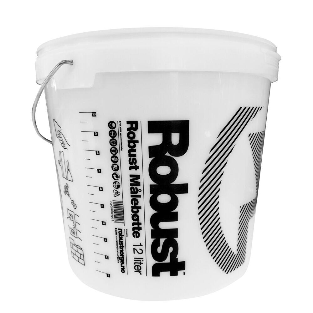 Robust Målebøtte 12 liter