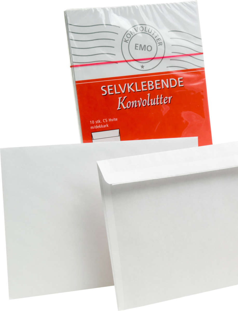 Selvklebende konvolutter