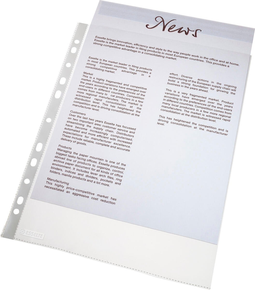 Plastlomme med topp-åpning