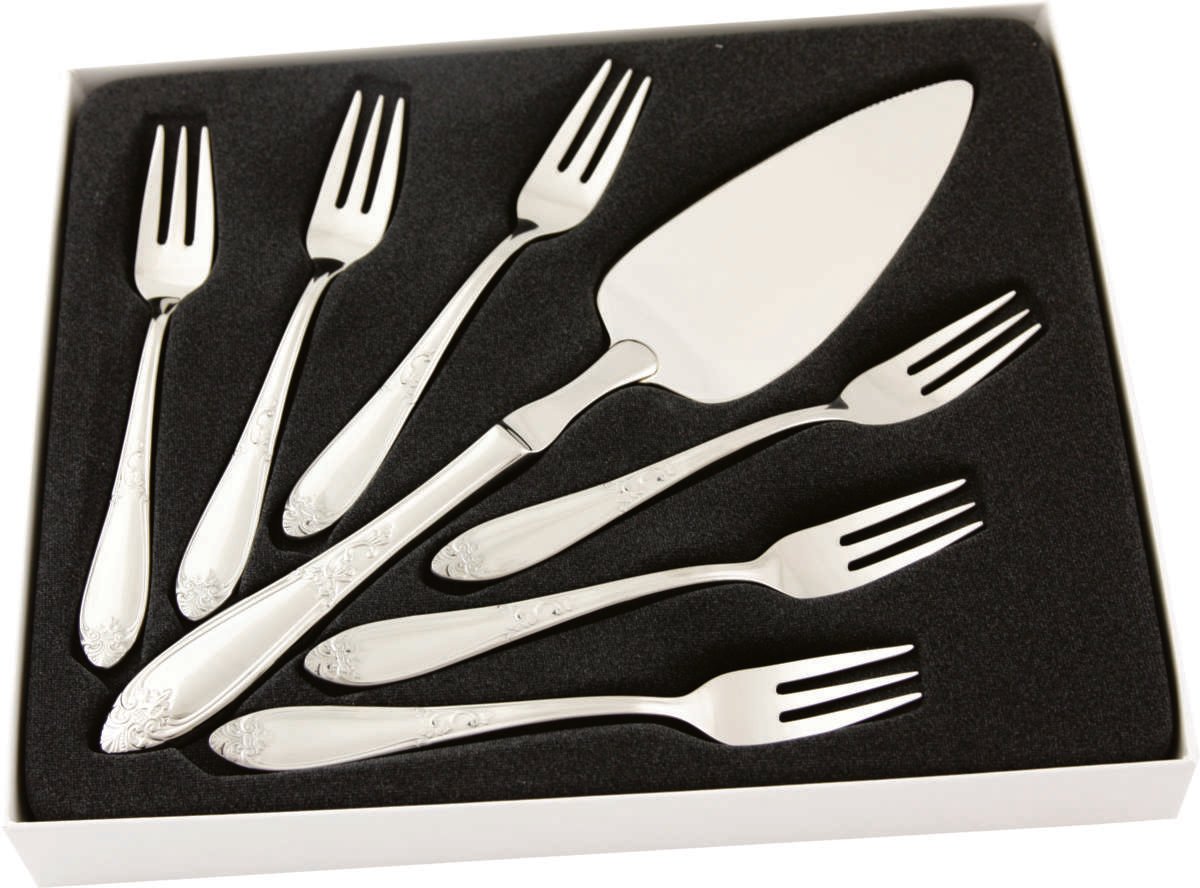 Hardanger Bestikk Nina 7 deler kakesett