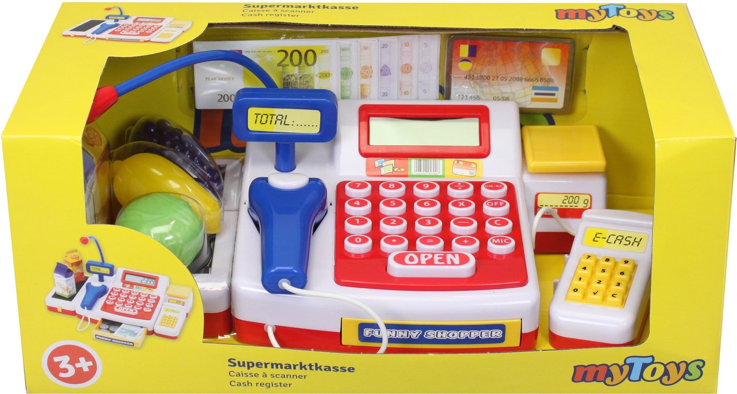 Kasseapparat med scanner