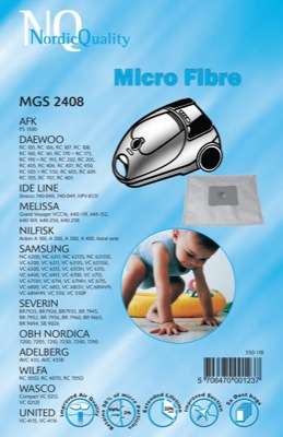 NQ MGS 2408 støvsugerposer