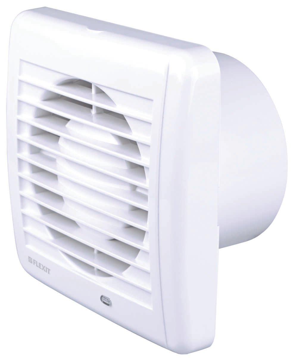 Flexit 100B TH baderomsvifte med timer og fuktstyring