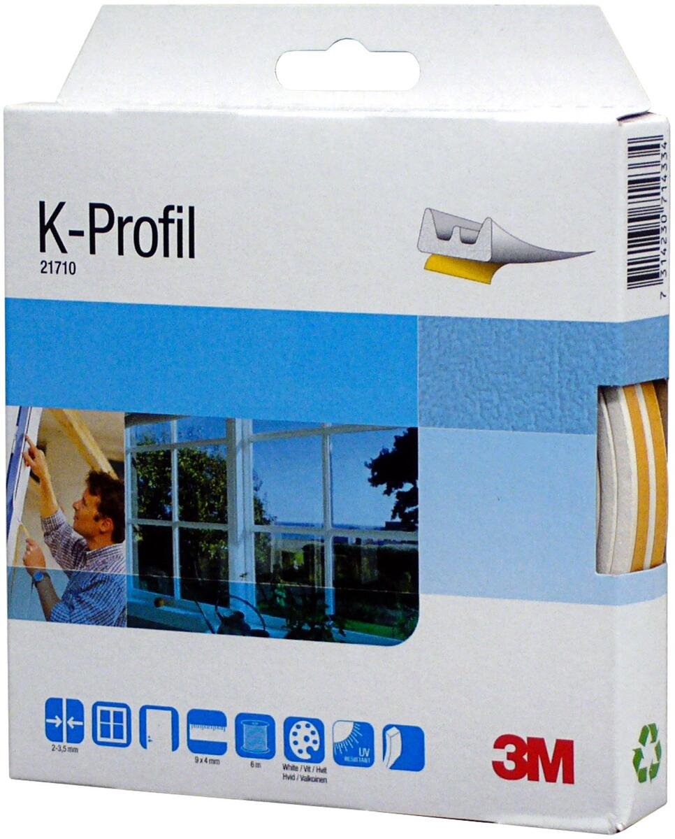 3M™ 21710 K-profil EPDM tetningslist