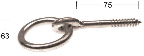 Habo øyeskrue for trevirke