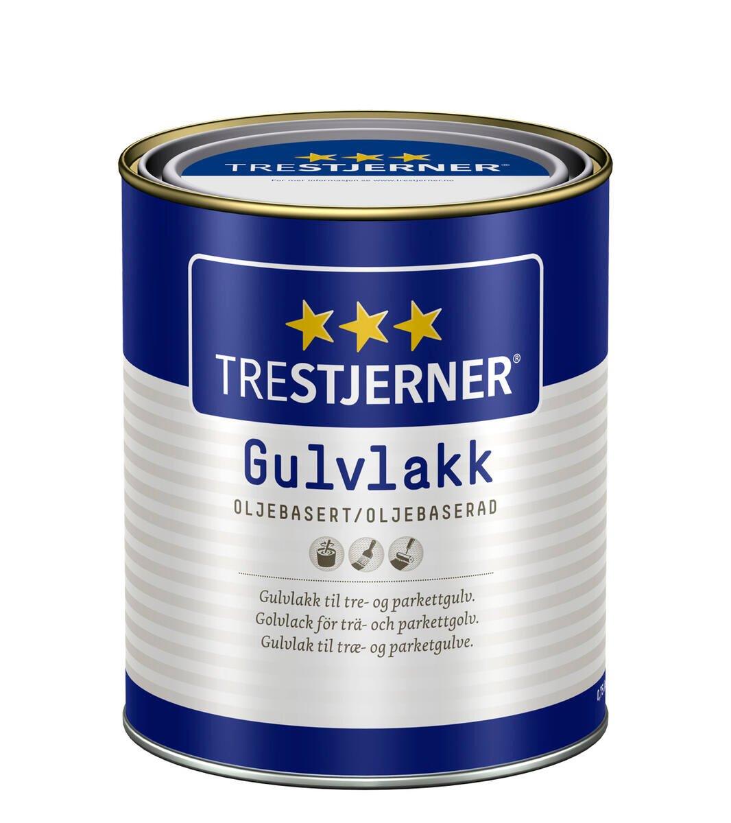 Trestjerner gulvlakk oljebasert silkematt