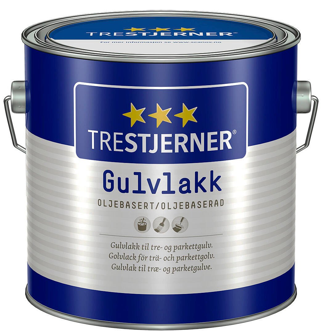 Trestjerner gulvlakk oljebasert blank