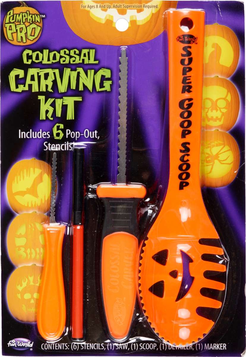 Halloween utskjæringsett 10pk