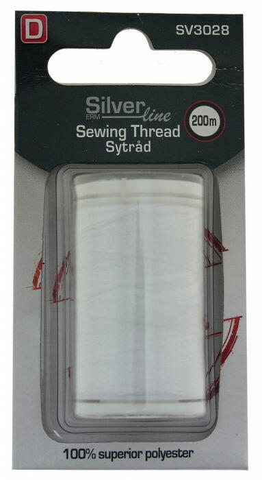 Silverline sytråd hvit