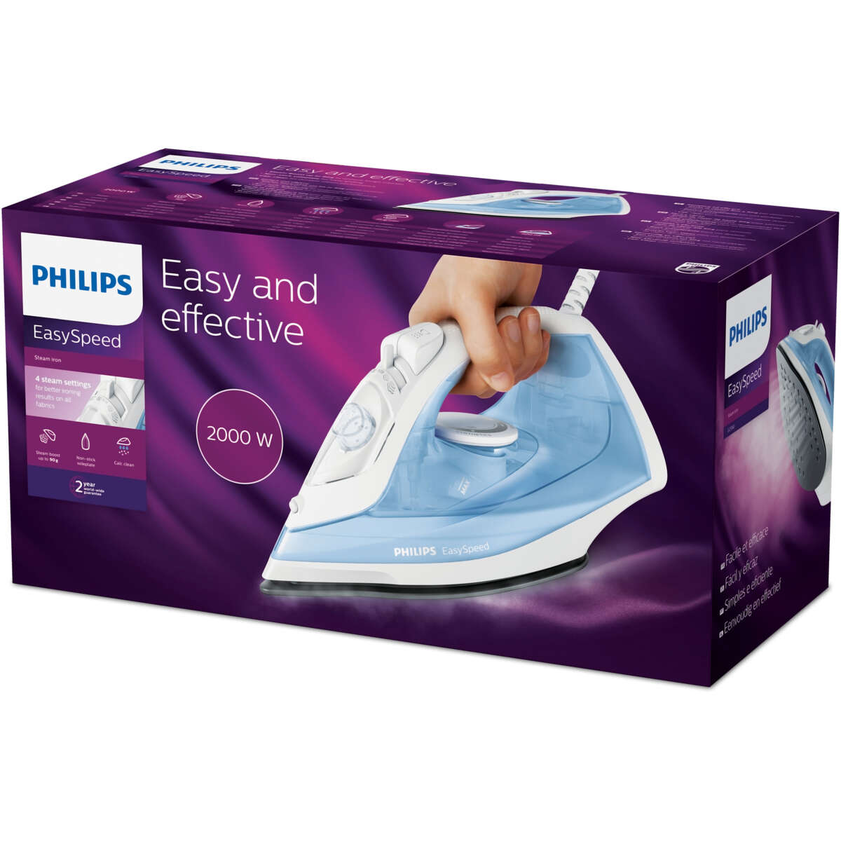 Philips EasySpeed GC1740/20 dampstrykejern