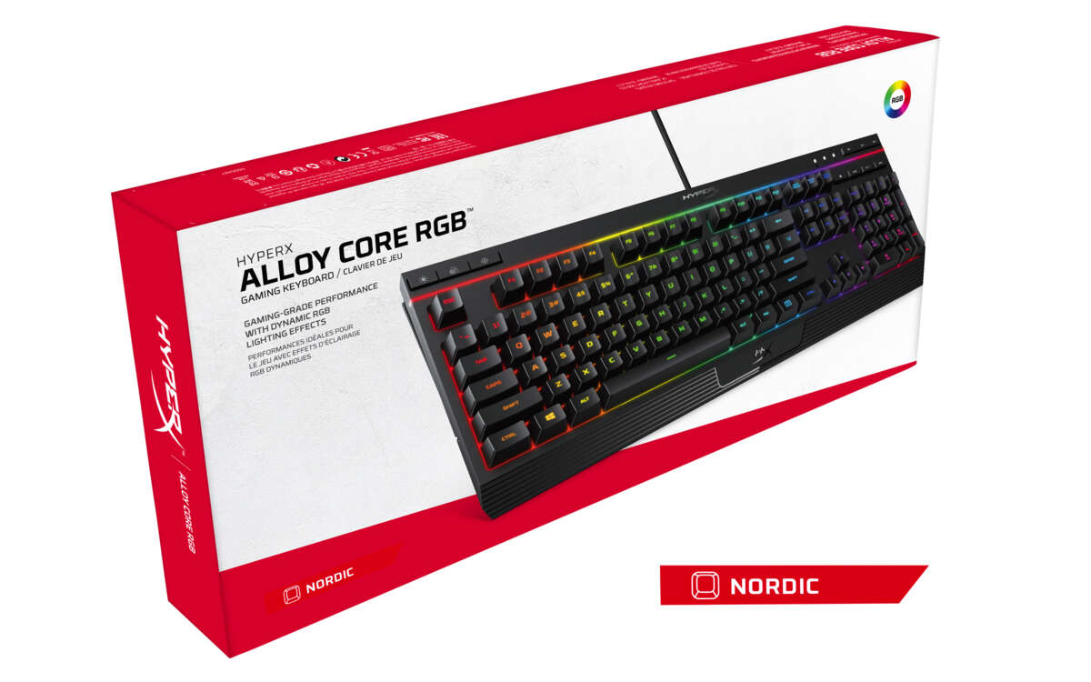 HyperX Alloy Core RGB™ gamingtastatur