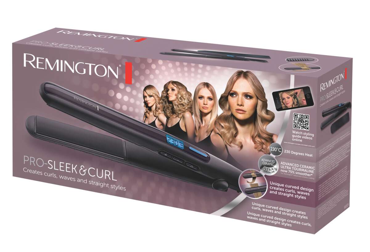 Remington® S6505 Sleek & Curl rettetang