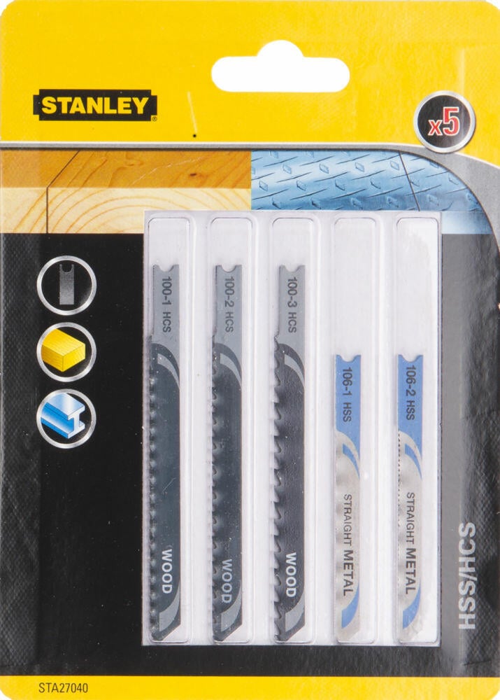 Stanley STA27040 stikksagbladsett