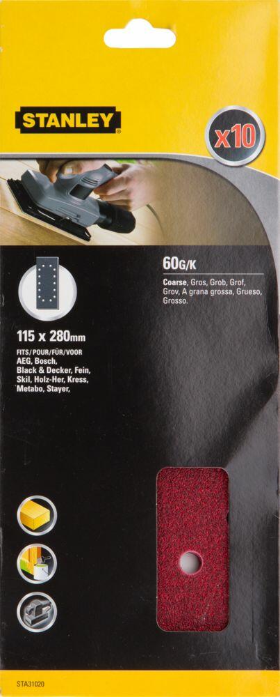 Stanley STA31020 slipepapir 10-pk