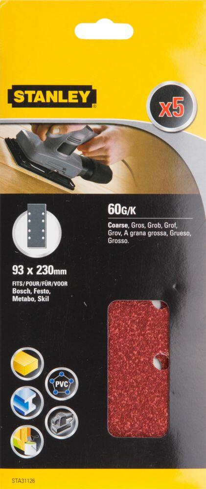 Stanley STA31126 slipepapir 5-pk