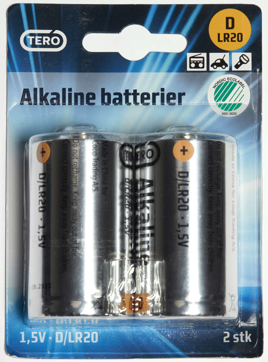 Tero batterier D LR20 batterier