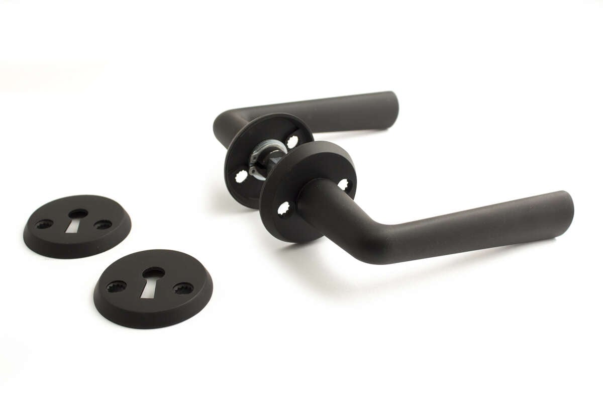 Habo Seattle innvendig dørvrider, sort