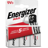 Produkt miniatyrebild Energizer® MAX® 9V batterier 3 pk.