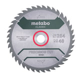 Produkt miniatyrebild Metasbo sagblad Power cut wood classic 254X30 40WZ 20°